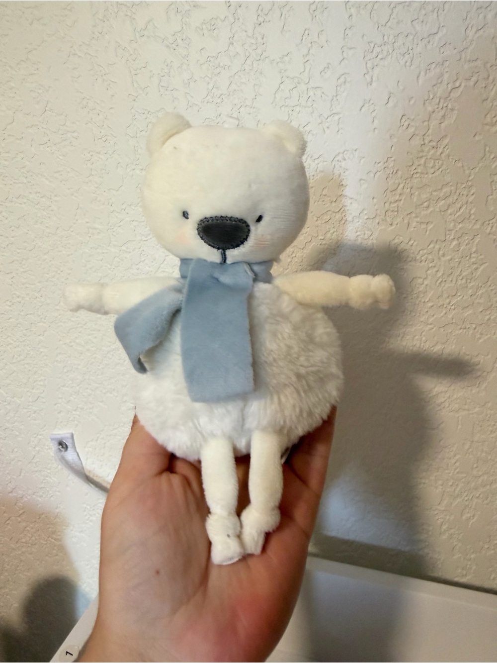 Bunnies By The Bay Boris the Polar Bear Roly Poly Plush Stuffed Animal 5” Small
